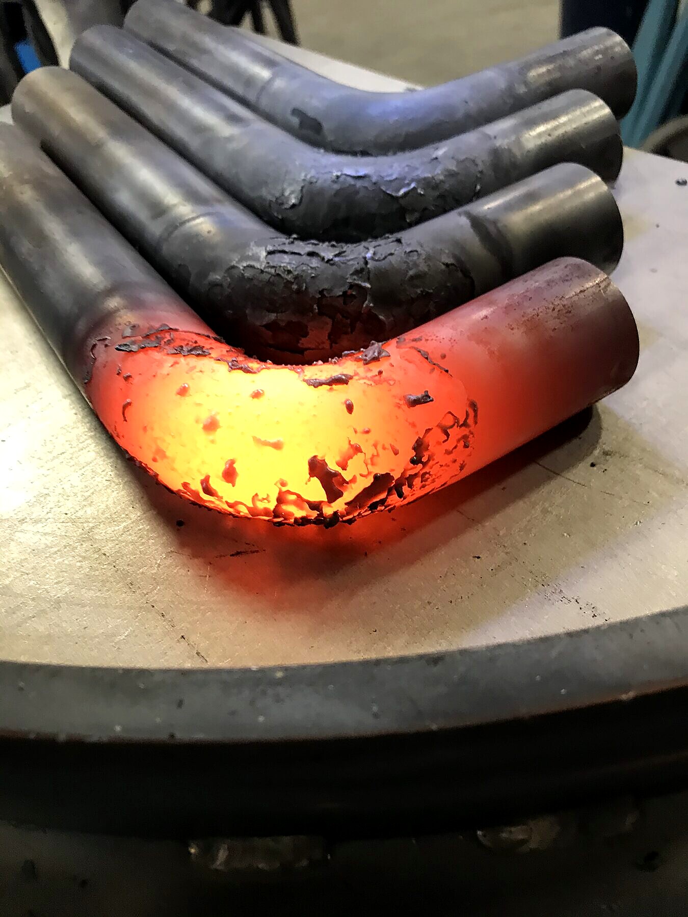 Hot-formed steel bar, custom shop fabrication
